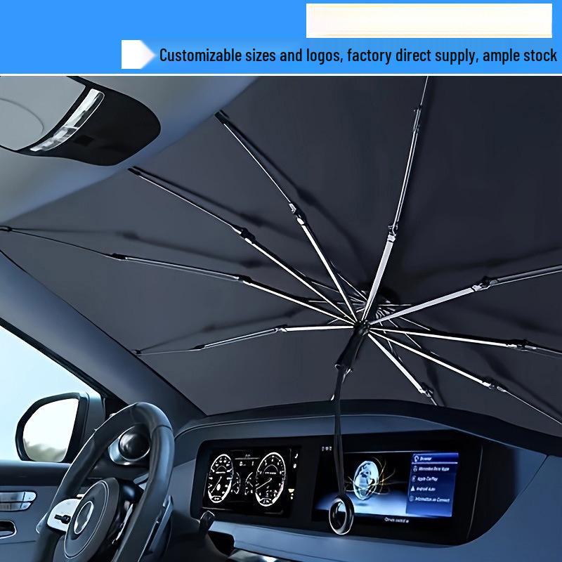 Portable Car Windshield Sunshade Umbrella - Sun Protection & Heat Insulation, Free Shipping