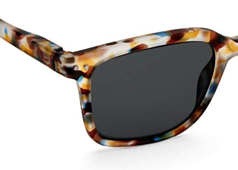 [IZIPIZI] Izipizi Sunglasses #L Model Square (Blue TortoiseBlue Mirror)
