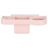 Punch Free Hair Dryer Bracket Hands Free Curly Hair Holder for Bathroom Hair Tool Storage RackPink