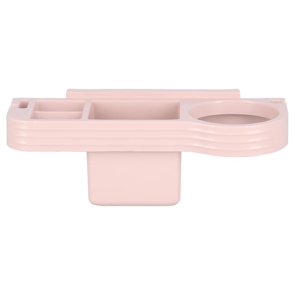 Punch Free Hair Dryer Bracket Hands Free Curly Hair Holder for Bathroom Hair Tool Storage RackPink