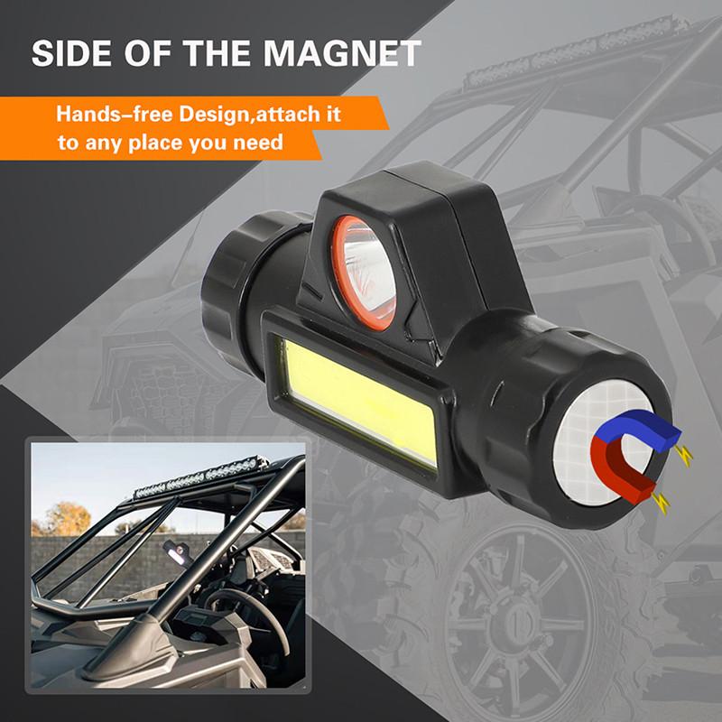 Universal LED Bumper Light with Anti-roll Bar Handle UTV ATV Roof Light for Jeep Wrangler 1945-2021 CJ YJ TJ JK JL