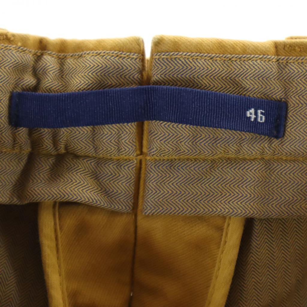 INCOTEX SLOW Pants 46 Brown With Waist Belt Men's Used