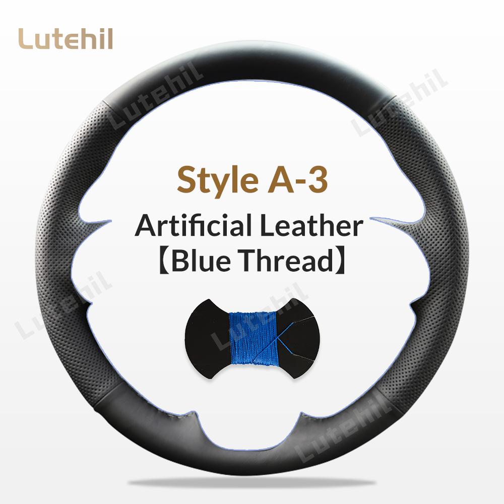 For Mitsubishi Pajero 2004-2010 Car Steering Wheel Braid Cover Hand Sewing Stylish Fashion Artificial Leather Suede