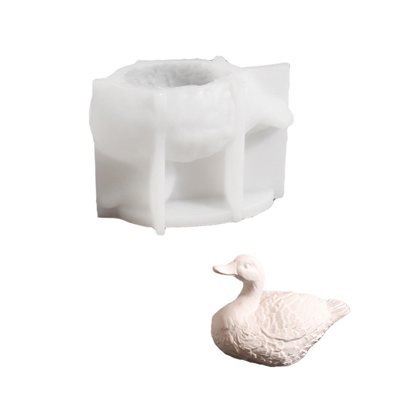 

Многоразовая гибкая силиконовая форма для подсвечников в виде уток, портативная для рукоделия и праздничных украшений T2