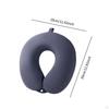 Podróżna poduszka pod kark z pianki memory Ergonomiczny kształt na podróż pociągiem lub autobusem Poszewka zapinana na zamek