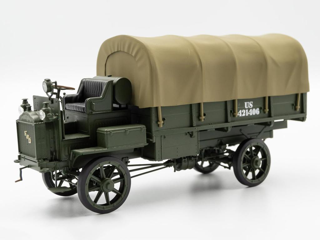 ICM 1/35 Scale World War I US Army Truck FWD Type B Plastic Model 35655