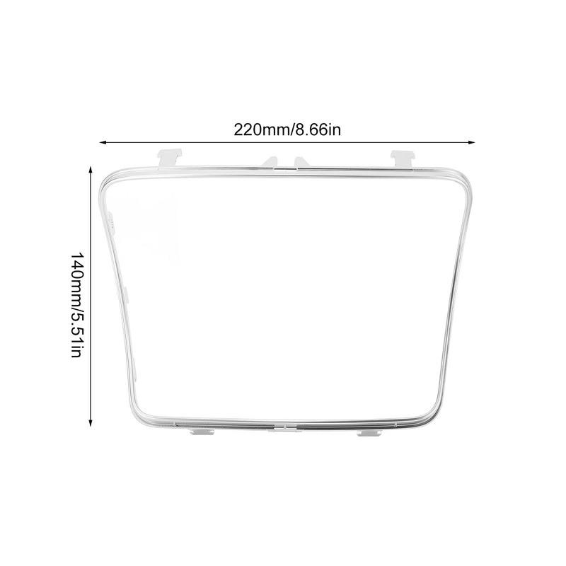 Panel Uchwytu na Kubek w Konsoli Ramka Galwanizowana Pokrywa Dekoracyjna Wykończenie dla Mercedes-Benz W205 C205 W253 X253 C253 2015-2021