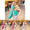 Adorable Christmas Santa Keychain Cute Acrylic Keyring Perfect For Holiday Gifts
