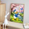 Disney Donald Duck Butterfly Catching Diamond Art Painting Kit 5D Handmade DIY Diamond Painting, Home Wall Decoration