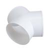 3 Ways Splitters PVC Exhaust Pipe Fittings Air Ventilation Exhaust Duct Connector Quick Ventilation Tube Joint Coupler