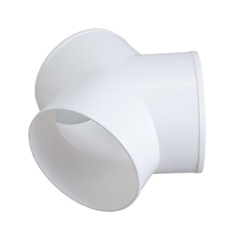 3 Ways Splitters PVC Exhaust Pipe Fittings Air Ventilation Exhaust Duct Connector Quick Ventilation Tube Joint Coupler