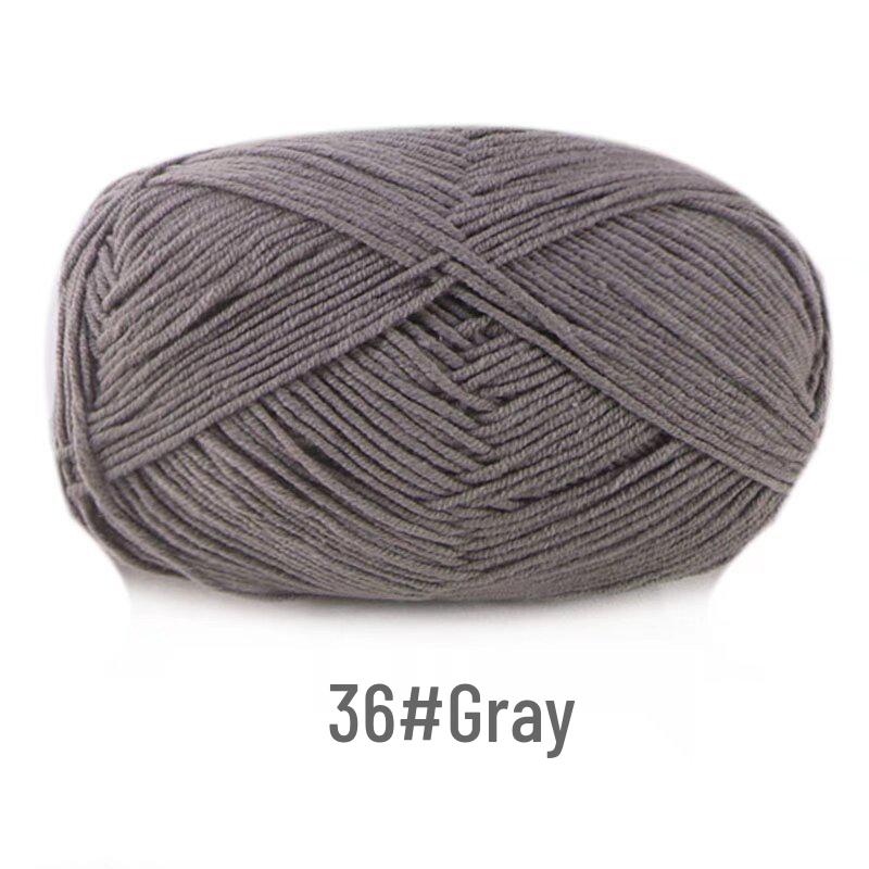 Su He 4-Strand Milk Cotton Combed Yarn for Hand-Knitting Baby Sweaters