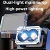 Magnetic Rechargeable Flashlight 1200 Lumens Multi-Angle Rotating Mini Light Portable Pocket Flashlight for Repair Outdoor