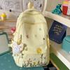 Schoolbag New Junior High School Students Small Fresh Large Capacity Backpack Women's Casual Lightweight Versatile School Bag Travel Backpack