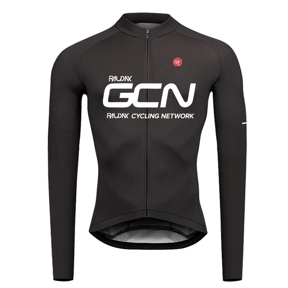 2026 Raudax GCN Man's Long Sleeves Cycling Jersey Sets Mountain Bike Cycling Wear Road Bike Cycling Sportswear Ropa Ciclismo Maillot
