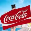 C-Cocas C-cola Vintage Logo Beach Towel Colorful Bath Towels for Girl Microfiber Quick Custom Sand Free Beach Yoga Spa Gym Pool