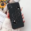 Phone Case 6.55" For Nothing Phone (1) One 1 A063 Soft Black Silicone Shockproof Back Cover For Nothing Phone1 Cartoon Funda New