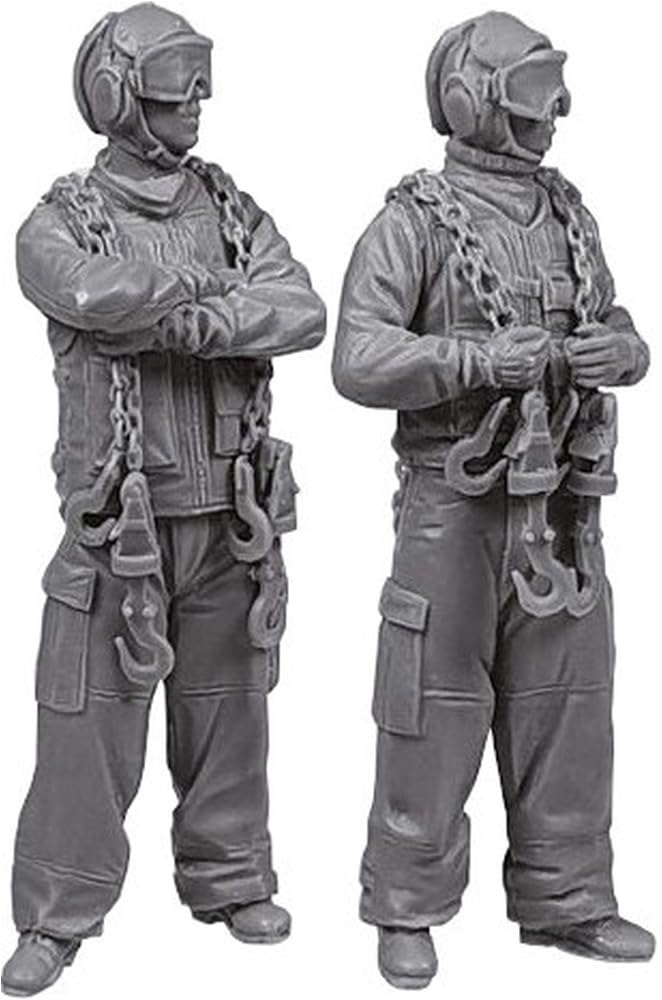 

Black Dog American Aircraft Carrier Deck Crew Set Resin Kit HAUF32162 1/32 No.2