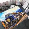 Klassieke Trein Locomotief 3D HD Print Tapijt voor Woonkamer Kinderkamer Sofa Deurmat Vloer Tapete Antislip Decor Alfombra
