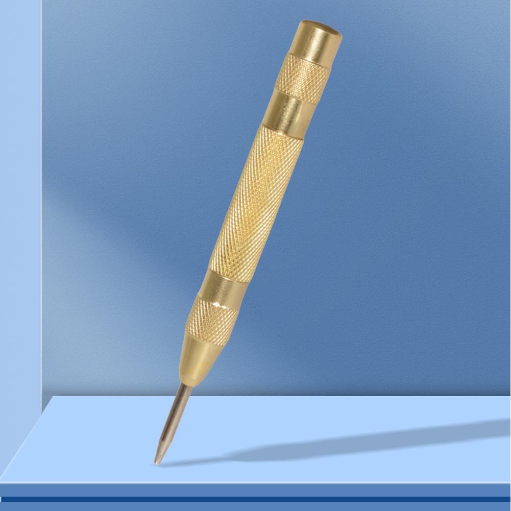 130mm Woodworking Center Punch Automatic Metal Punch Spring Load Kerner Drill Locator Automatic Sample Punch Tool