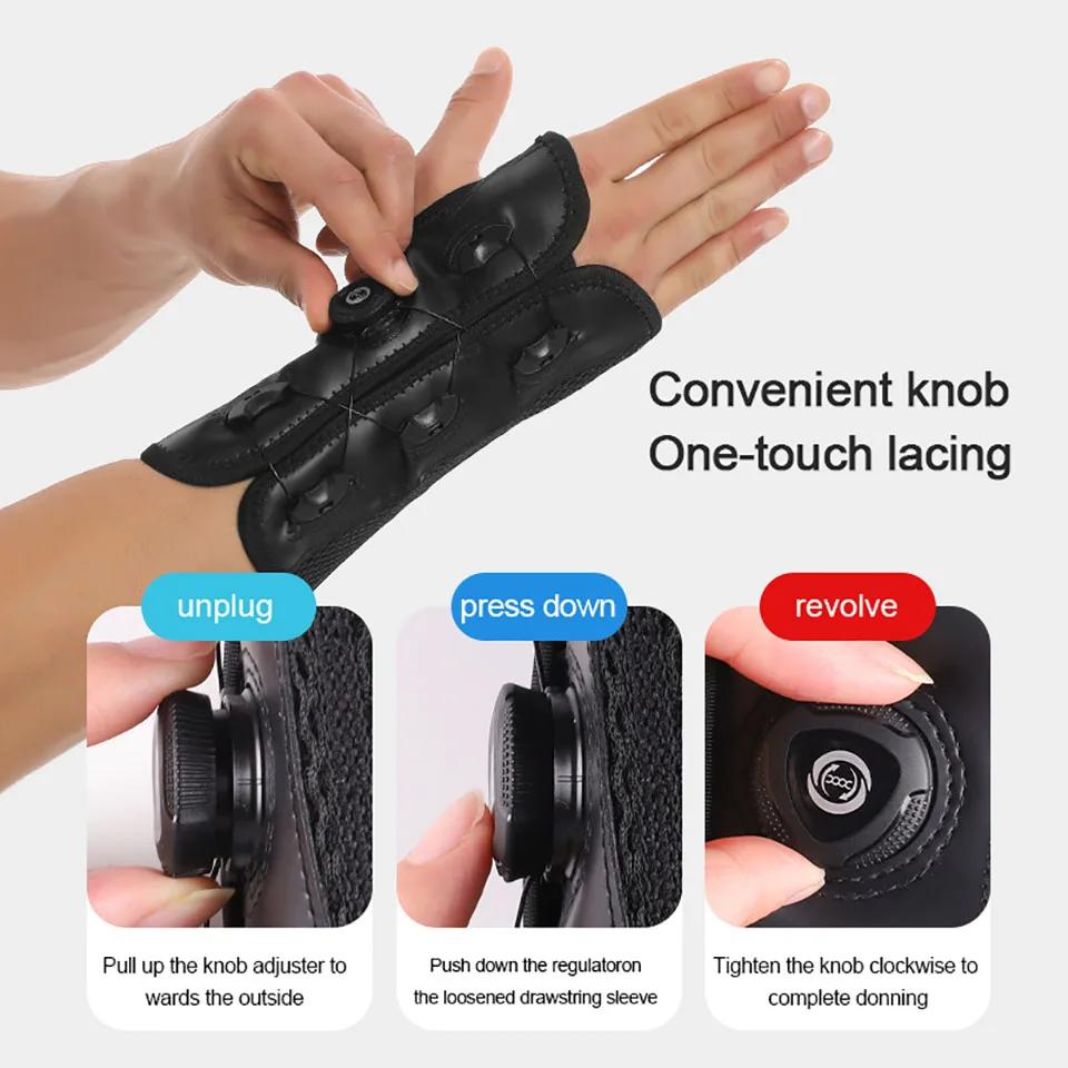 1Pcs Adjustable Knob Wrist Guard Removable Steel Plate Tendon Sheath Fixation Compression Protection Comfort Wrist Brace Unisex