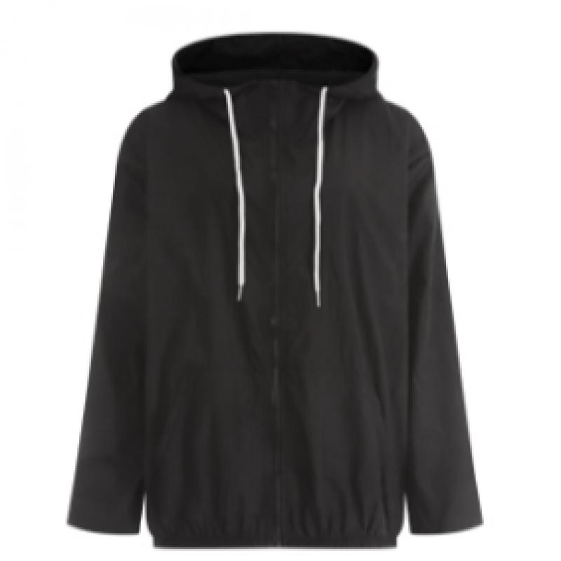 Shop Women Windbreaker Hooded Jacket Steel Neck Daily Sports Pic Wjp 1536 Pur