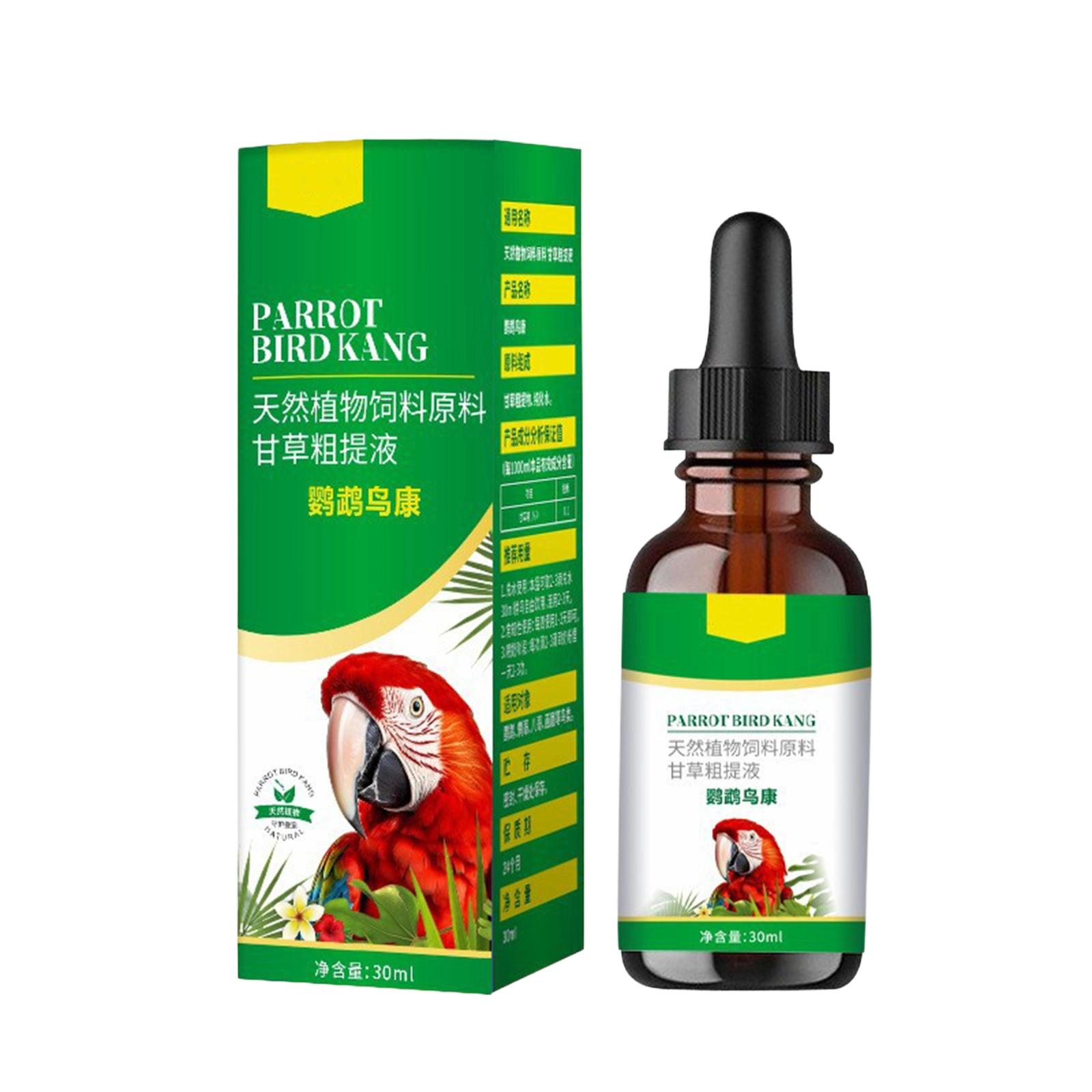 

Parrot Parrot Hair Cough Sneezing Diarrhea Bird Feeling Standing 30ml One Size зелений