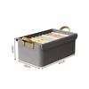 1Pc Cationic Steel Frame Folding Storage Box Clothes Trousers Home Multi-functional Compartment Drawer Wardrobe Storage Box
