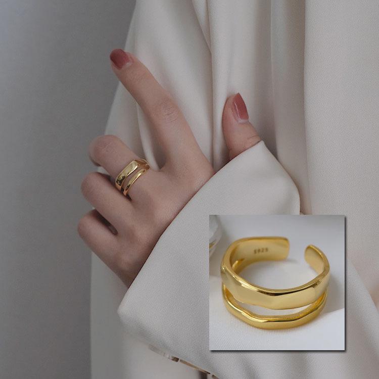 Women's Silver-Plated Retro Korean Style Index Finger Ring