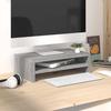 VidaXL Monitor Stand Sonoma Grey 42x24x13 Cm Engineered Wood 815268