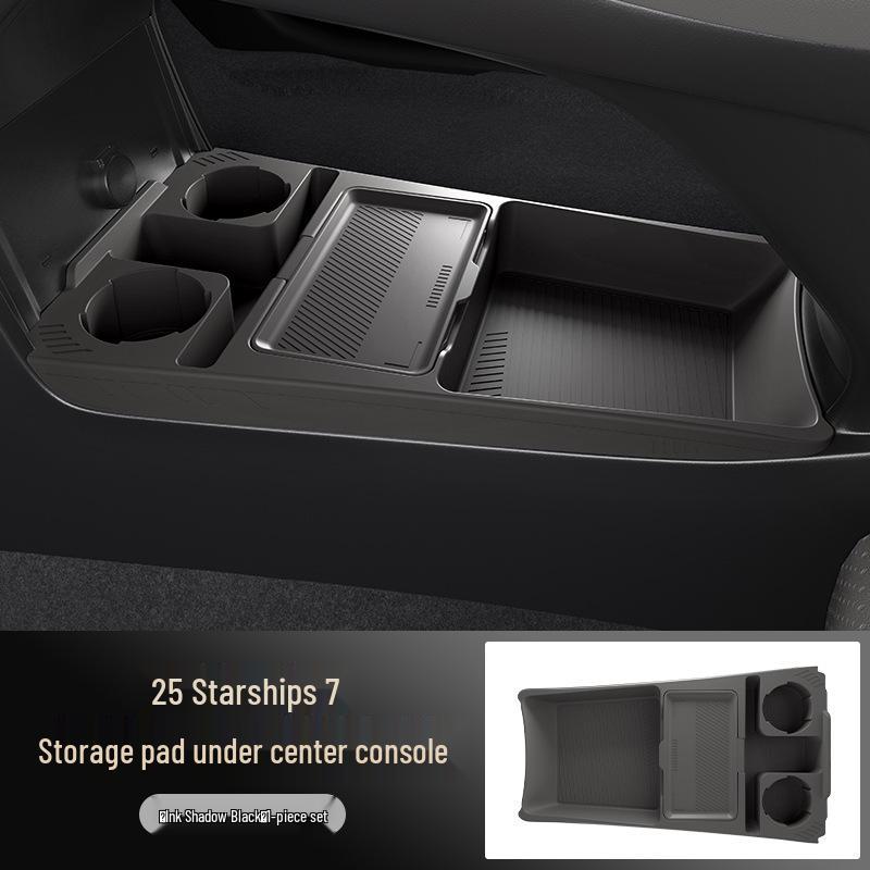 Pasuje do 25 modeli Geely Galaxy Starship 7: Wielofunkcyjny schowek na okulary do modyfikacji konsoli środkowej.