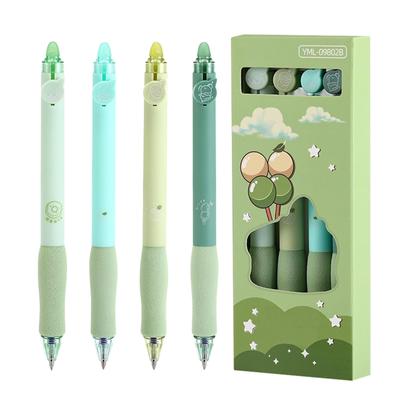 Neutral Pen Set, 0.5mm Pen Core, 4 Blue Neutral Pens, Student Stationery 0.8ml