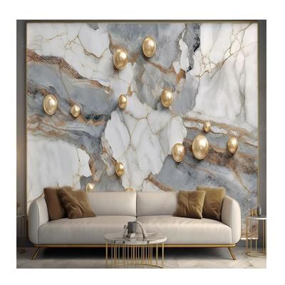 Mural Nowoczesny Prosty Modny Marmurowy Tapeta Salon Sypialnia Ściana Artystyczna Papier Ścienny Wystrój Domu Fresk