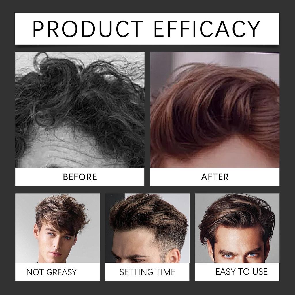 Men's Styling Fresh Hair Styling Long Lasting Styling Hair Styling Gel Men's Glamour Styling,100g