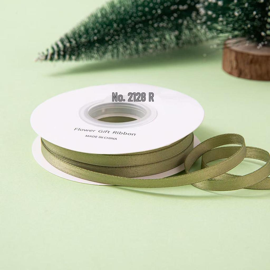 Korejská polyester-bavlna matná stuha pro DIY mašle a vlasové doplňky, 1 cm