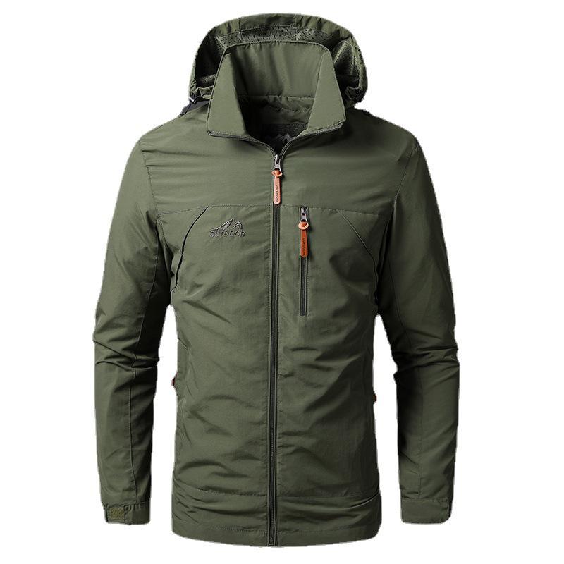 Men's Trendy Outdoor Windbreaker Jacket: Spring/Autumn Mountaineering & Sports