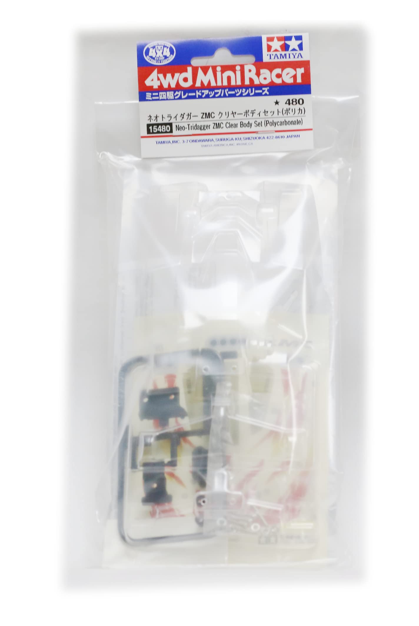 

Mini 4WD Grade Up Parts Series ZMC Clear Body Set 15480 Neo-Tridagger (Polycarbonate) [Item]