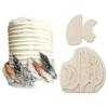 Fjäderblad Silikonform Fondant Tårtdekoreringsverktyg Godislera Choklad Gumpaste Form Sugarcraft Kök Bakverktyg