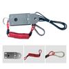 Trailer Electromagnetic Brake Controller Switch Emergency Breakaway Coiled Cable with Electric Brake Onoff For Rv Towing