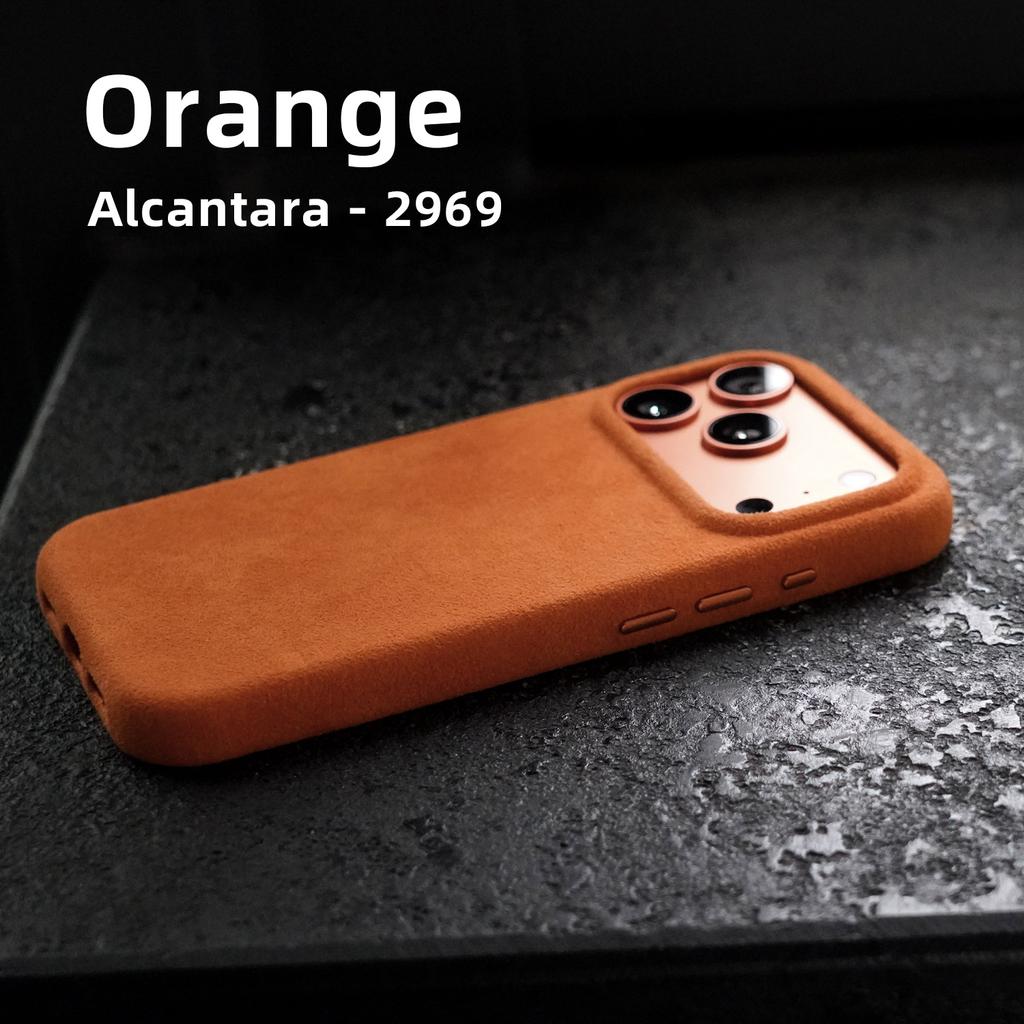 Ručně vyrobené pro ALCANTARA Pouzdro pro IPhone 17 Pro / 17 Pro Max Kompatibilní MagSafe Luxusní semišová kůže Pouzdra na telefony Supercar Kryt