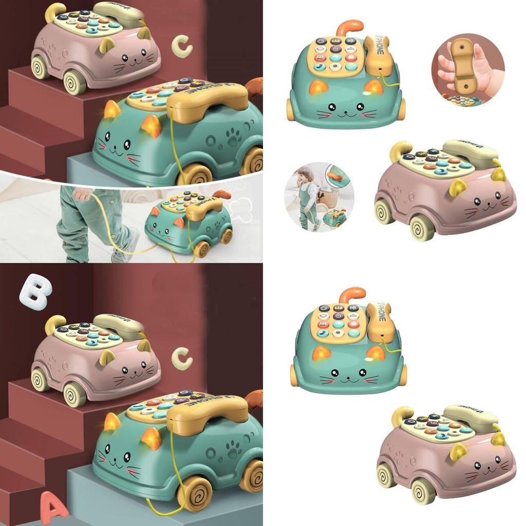 Cat-themed Bilingual Phone Toy For Kids
