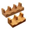 Sushi-taco-holder i tre U-formet sushi-stativ Sashimi-fat Holder for sushi-håndruller Praktisk serveringsbrett