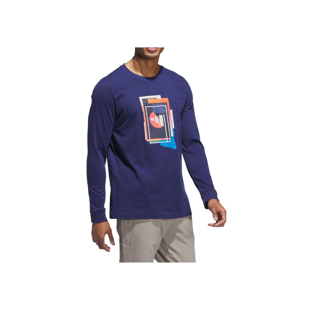 Adidas Fashion Versatile Simple Solid Color Long Sleeve T-Shirt Men Tops JX1755