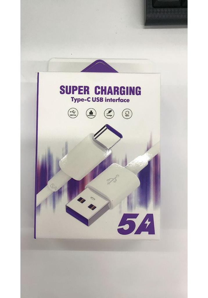 5A Super Fast Charging USB Cable for Android, Huawei, Apple, Type-C with Digital Display