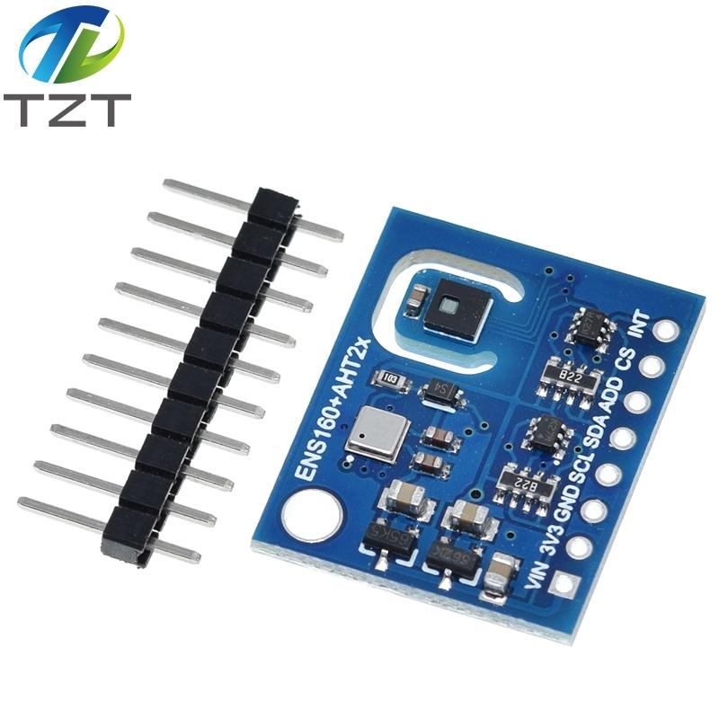 1/3PCS ENS160+AHT21 CARBON Dioxide CO2 eCO2 TVOC Air Quality And Temperature And humidity Sensors replace CCS811 For Arduino