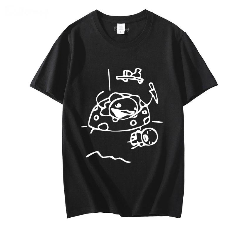 

Korean Fashion Sleeve Tops Aesthetic Clothing The Binding of Isaac Tshirt Hip Hop Harajuku Plus Size Tees Aesthetic Clothes 3XL
