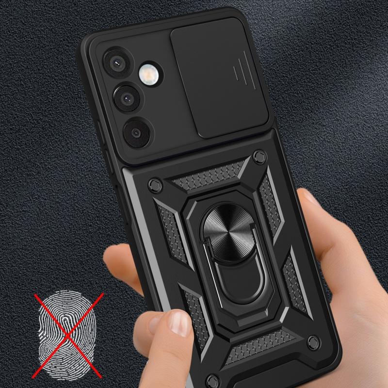 For Samsung Galaxy M55 M54 M53 M52 M51 M35 M15 M14 Magnetic Finger Ring Holder Military Protective Case