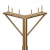 1PC Furniture TV Cabinet Legs, Light Luxury Stainless Steel Sofa Legs, Table Legs, Golden Bathroom Cabinet Support Legs 15-35cm