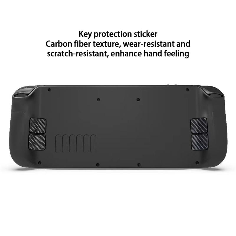 Gp-812 Silicone Protector Kit Compatible For Steam Deck Console Accessories Dust Plug Sticker Rocker