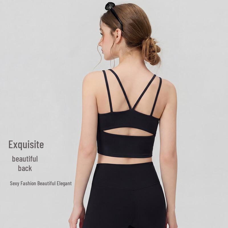 Youyou Women s Yoga Camisole with Hollow Back S